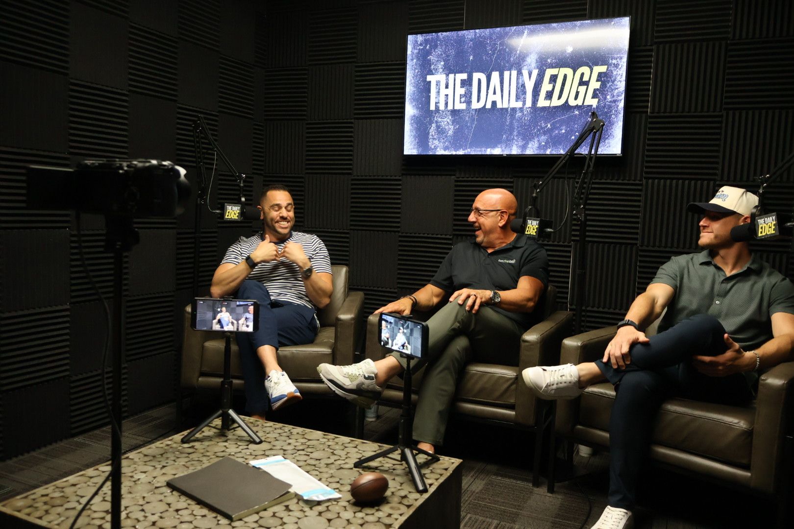 The Daily Edge podcast studio